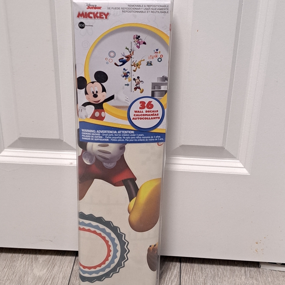 Brand New Disney " Mickey" Wall Decals and growth chart